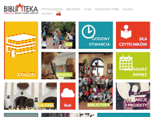 Tablet Screenshot of bibliotekajarocin.pl